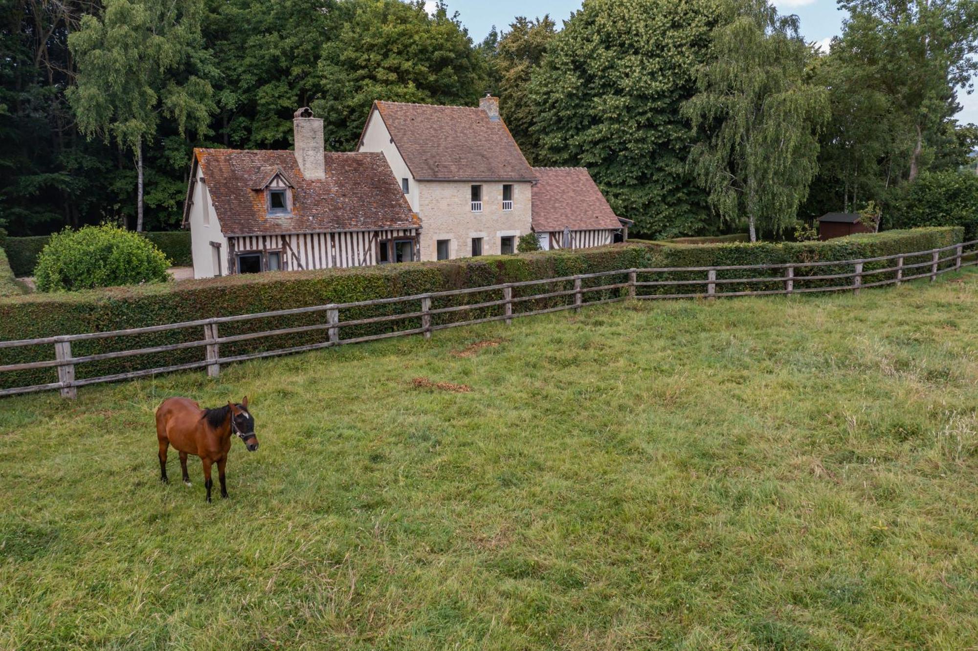La Maison Corniere Bieville-en-Auge Exteriér fotografie
